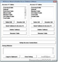 MS Access Move to Another Access Database Software screenshot